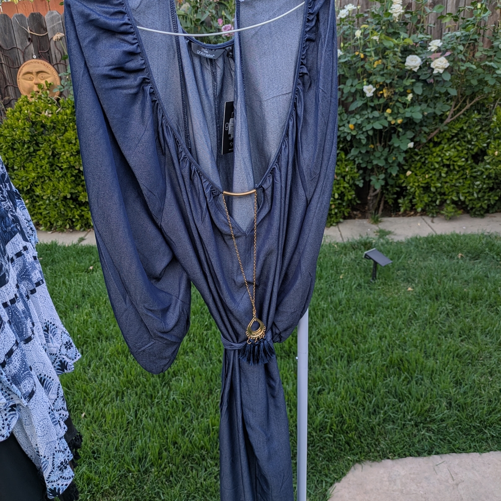 Mlle Gabrielle Elegant Blue Dress